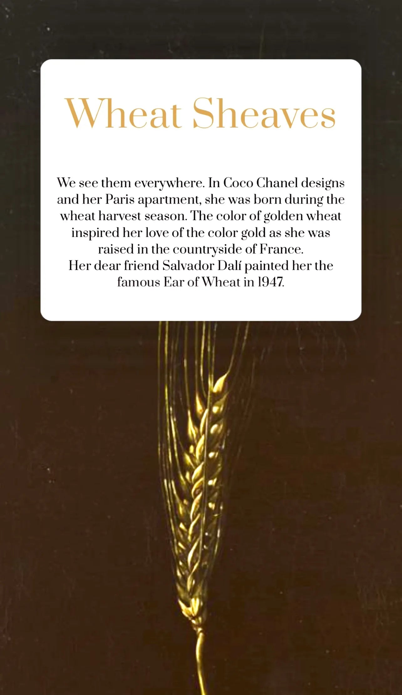 The Wheat of Sheaves 🌾