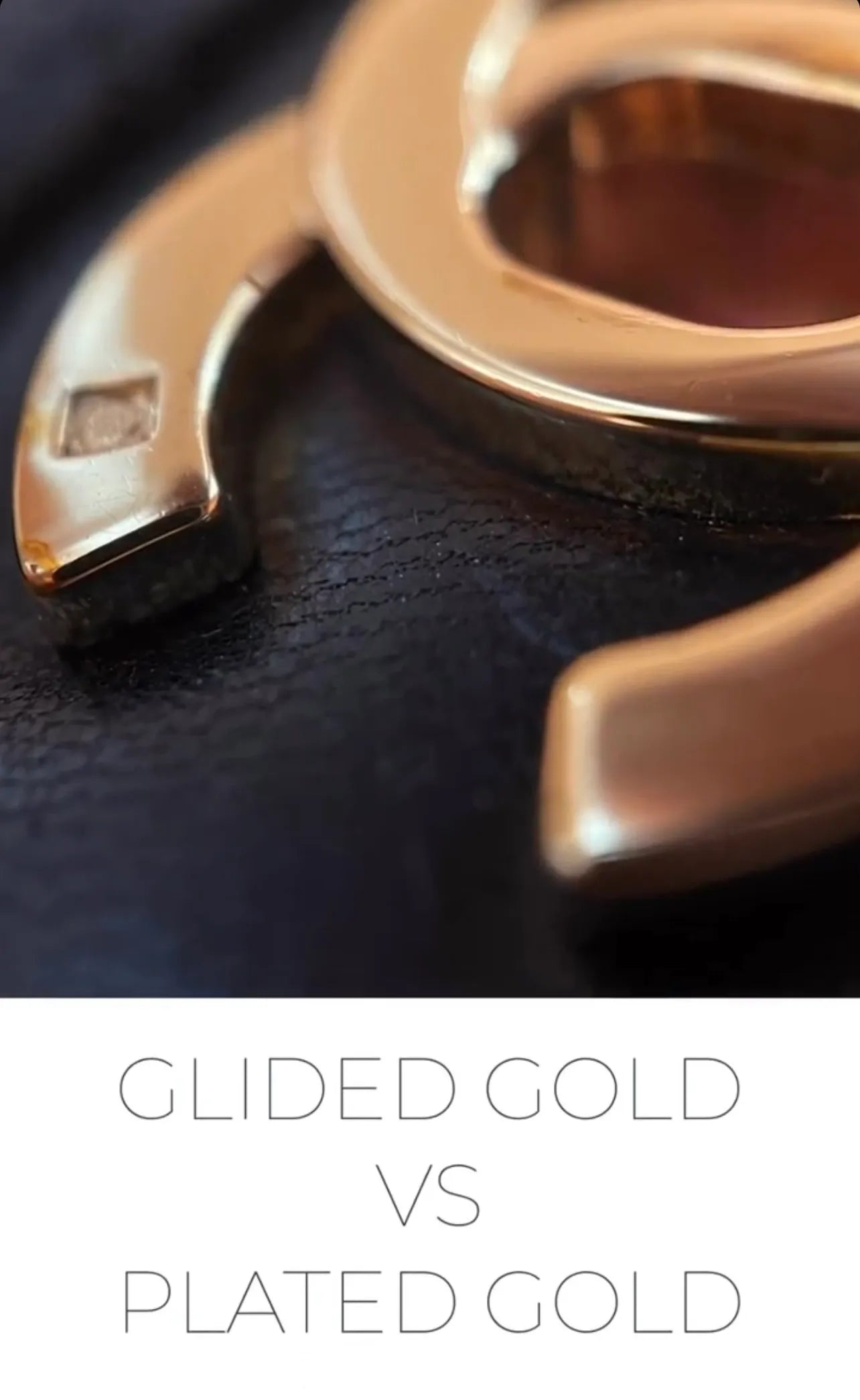 Plated Gold VS Glided ( Gold Shell).