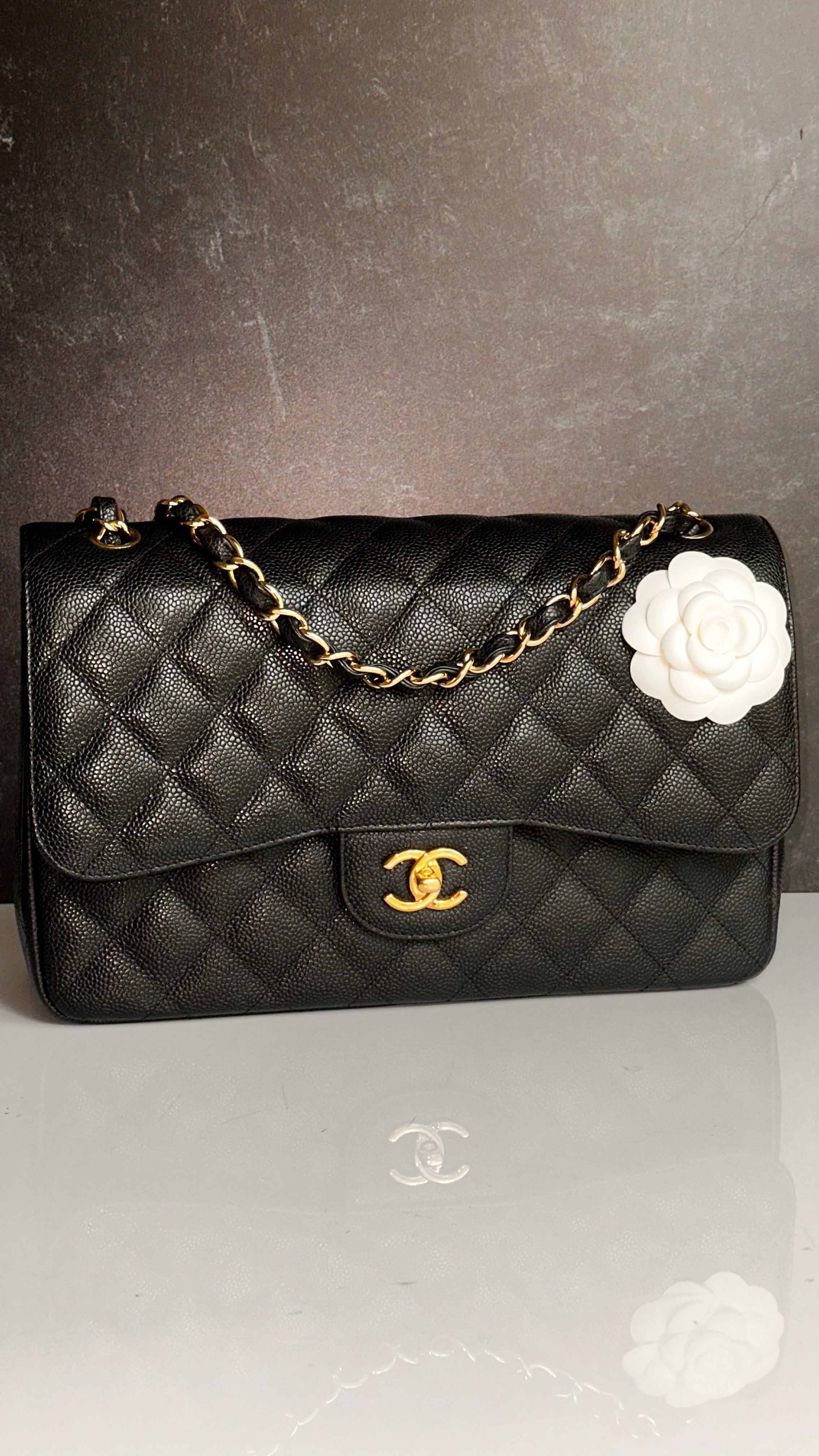 Chanel Jumbo Timeless Classic Flap Black Caviar GHW