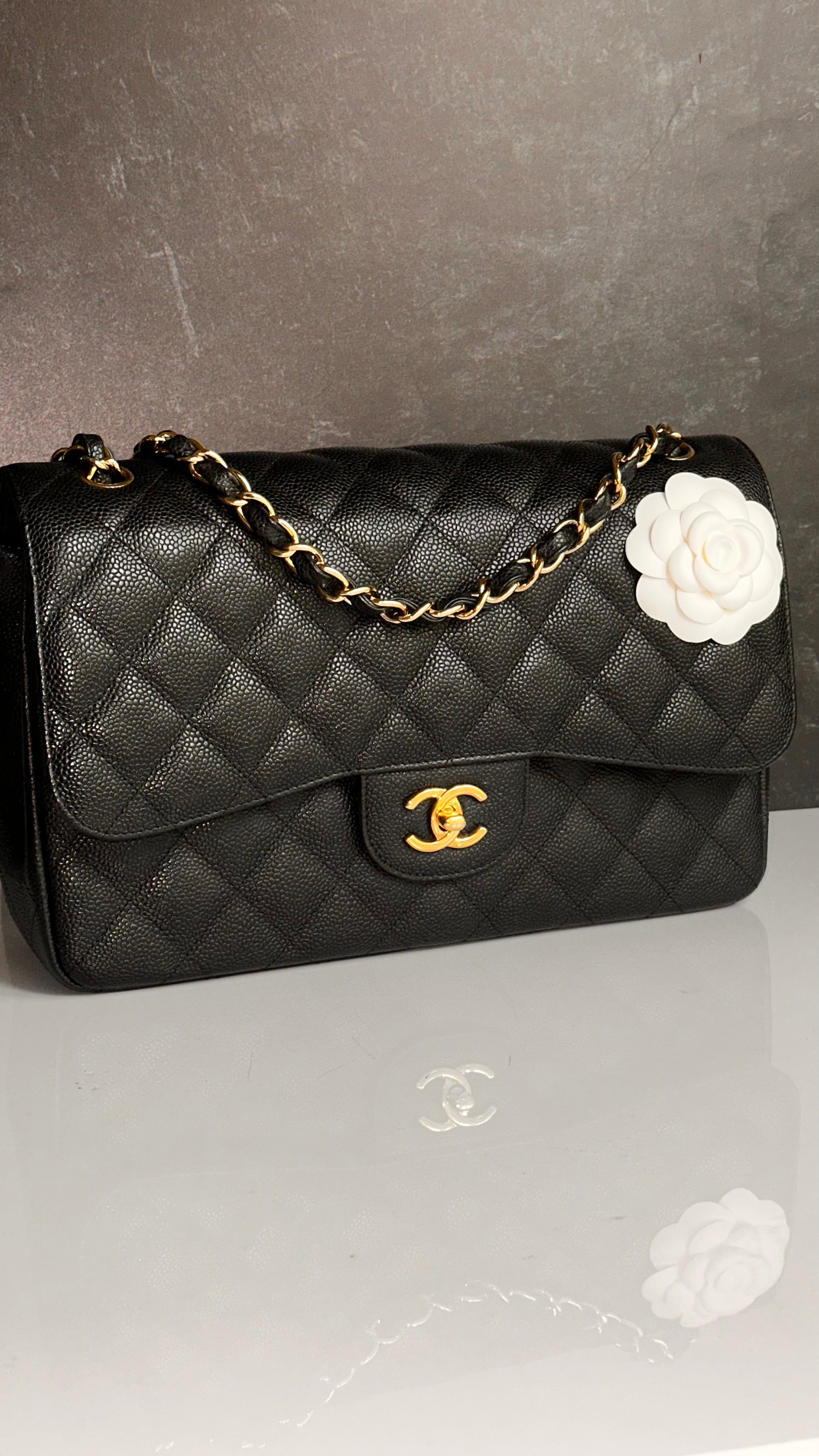 Chanel Jumbo Timeless Classic Flap Black Caviar GHW