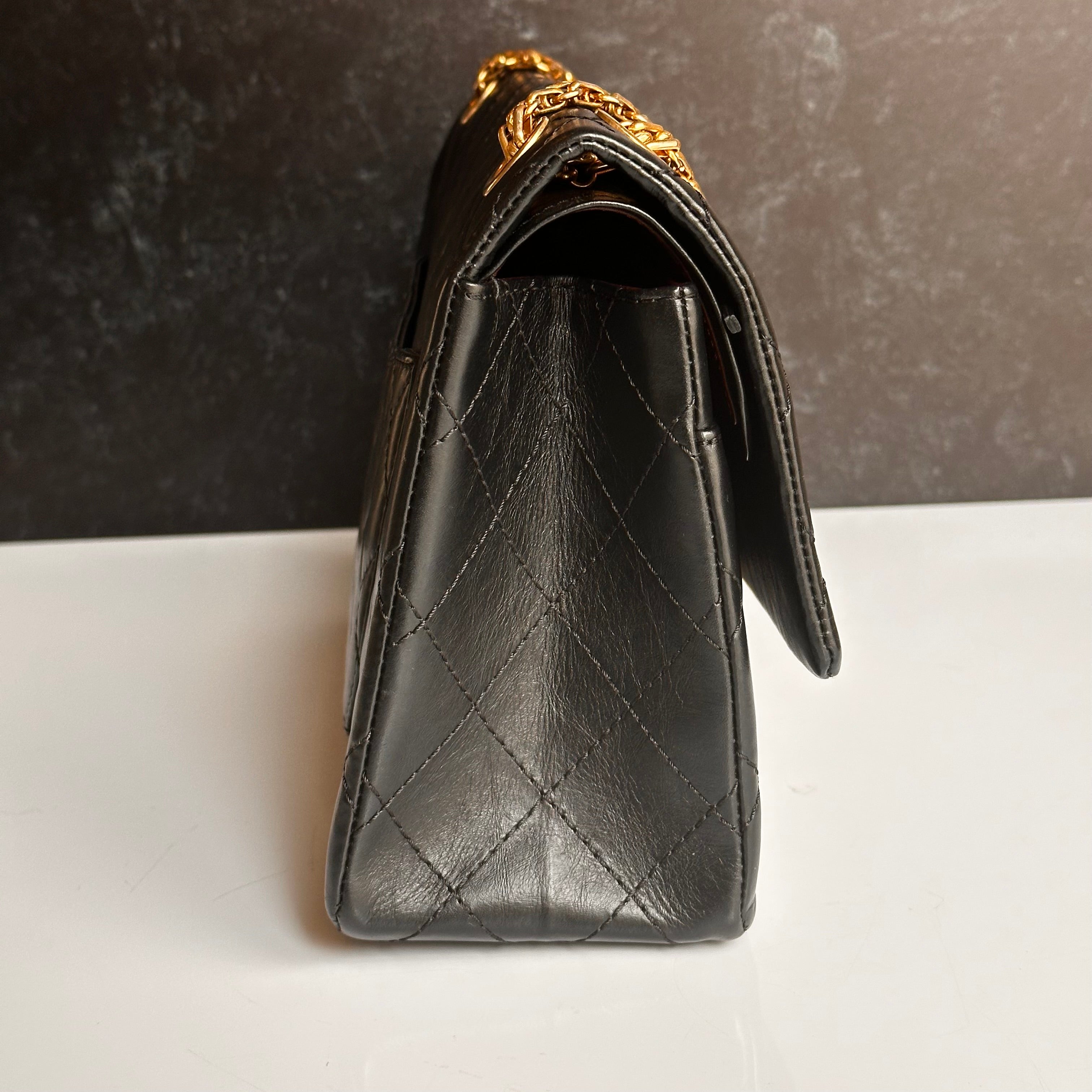 Chanel 2.55 Reissue Mademoiselle Flap Black Aged Calfskin GHW