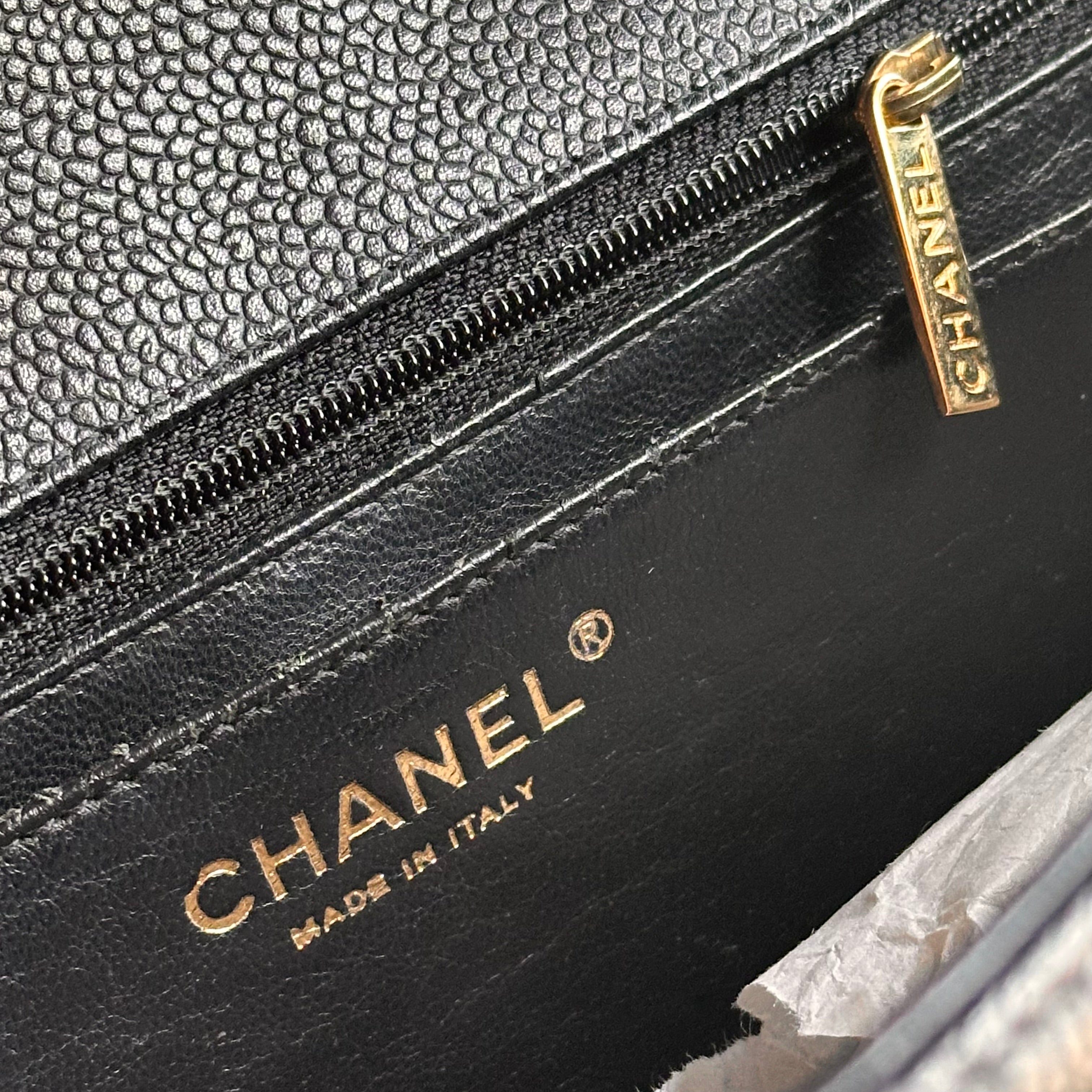 Chanel Maxi Classic Single Flap Black Caviar GHW