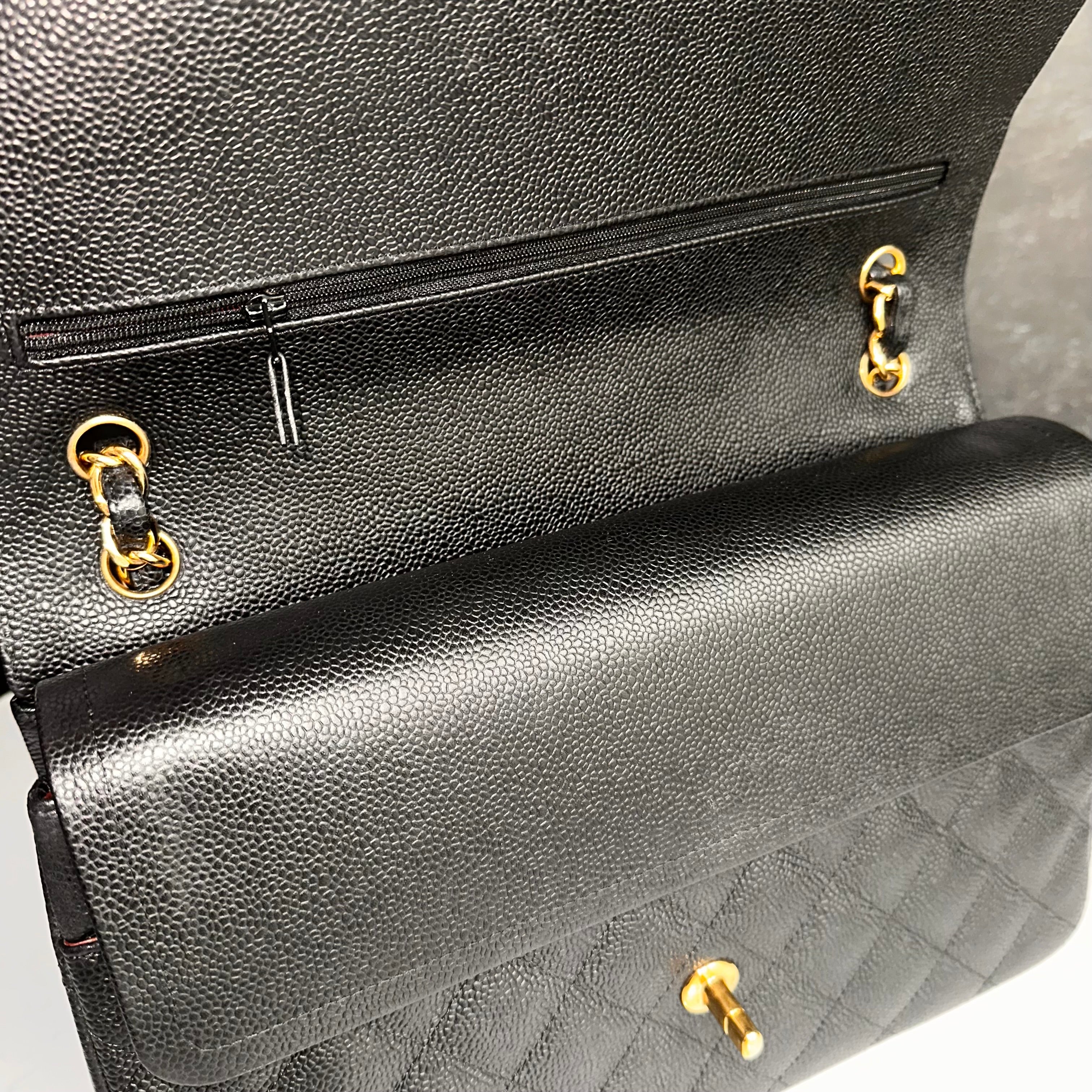 Chanel Jumbo Timeless Classic Flap Black Caviar GHW