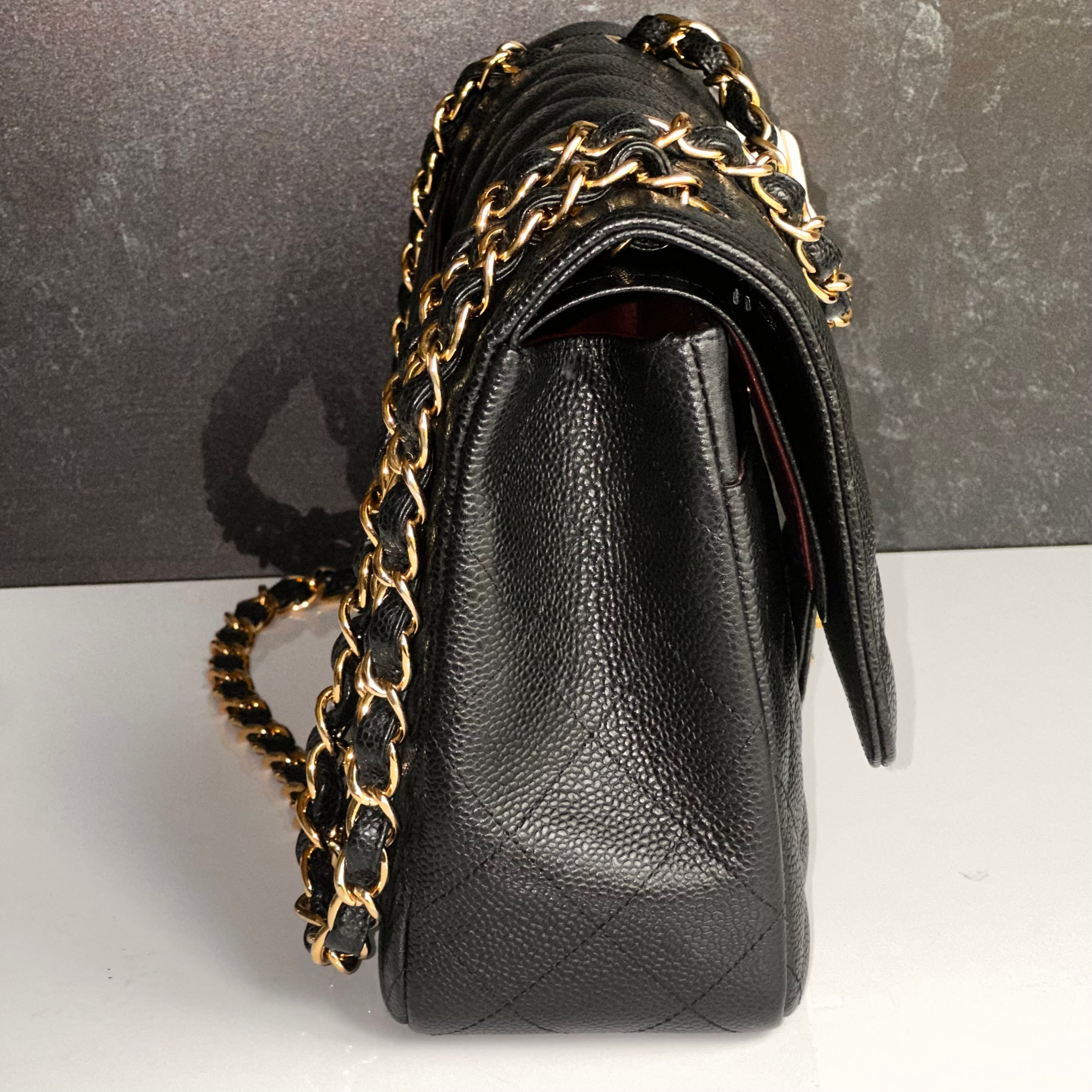 Chanel Jumbo Timeless Classic Flap Black Caviar GHW