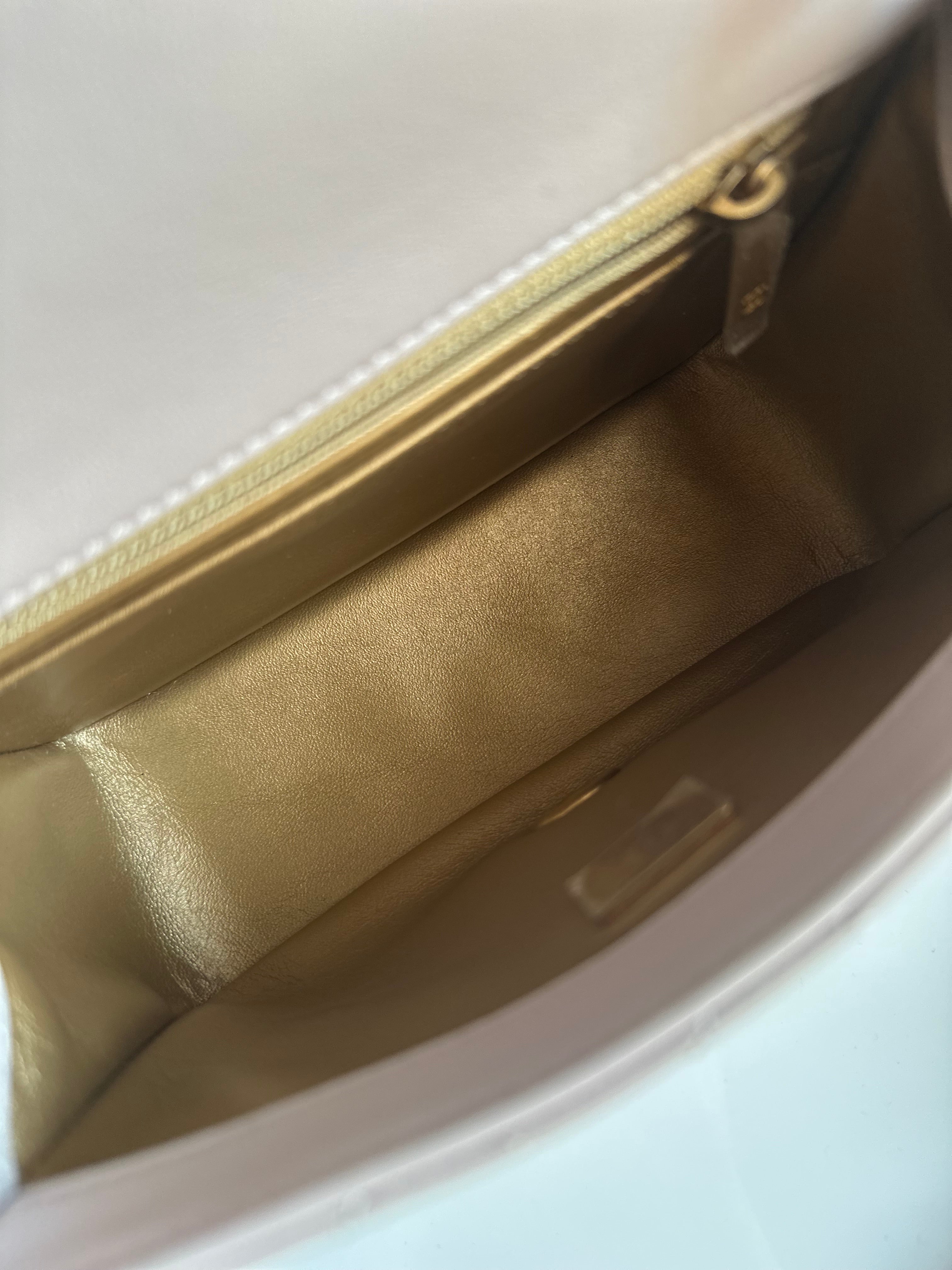 2021 Chanel Mini Pearl Crush Flap Lilac Lambskin & GHW