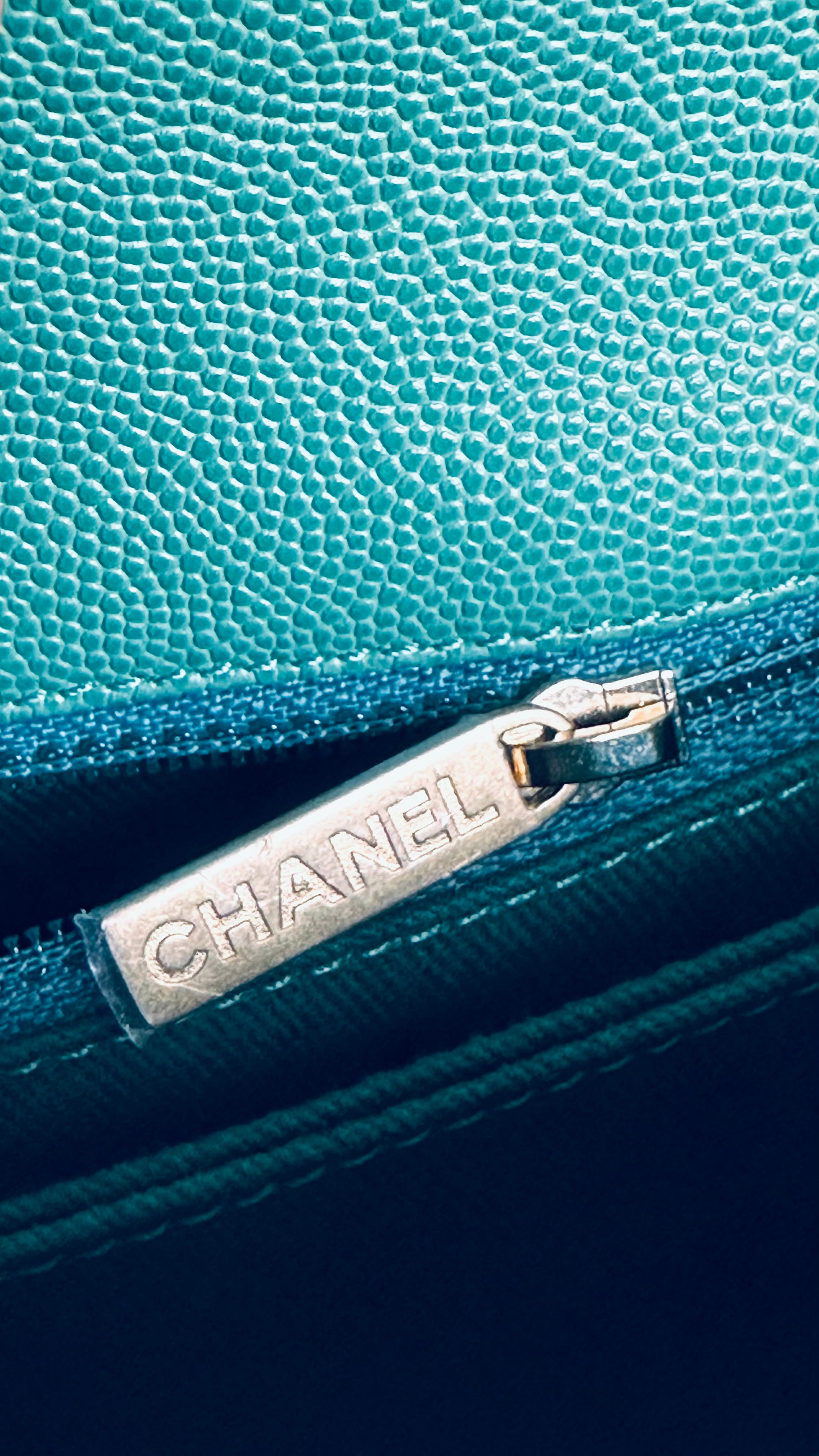 Métiers D’art 2019 Chanel Small Coco Handle Flap Green Caviar & Aged Gold Hardware