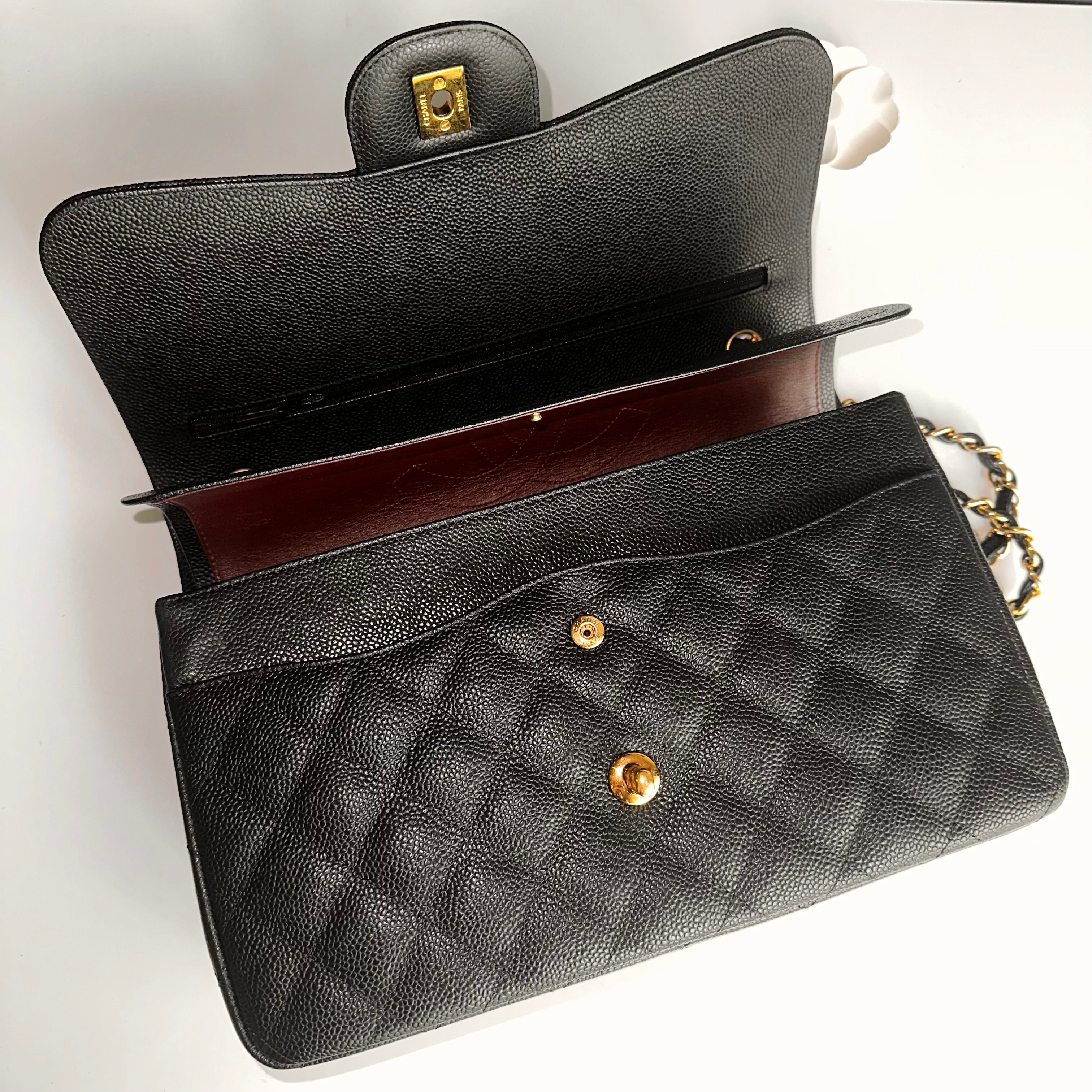 Chanel Jumbo Timeless Classic Flap Black Caviar GHW