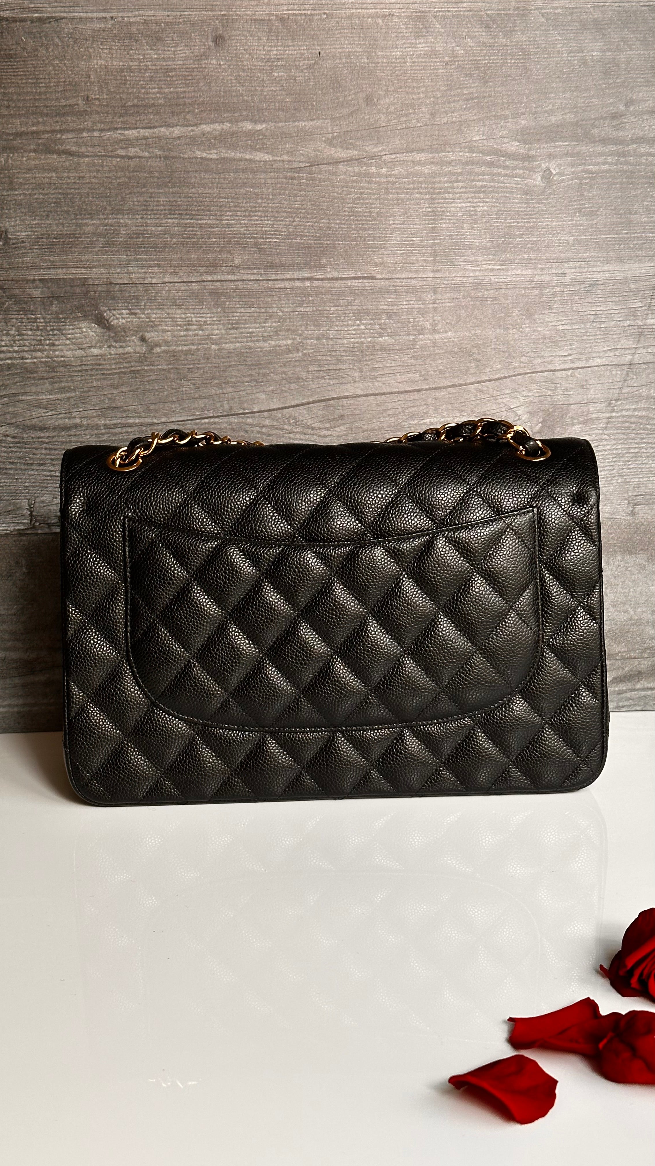 Chanel Jumbo Timeless Classic Double Flap Black Caviar GHW