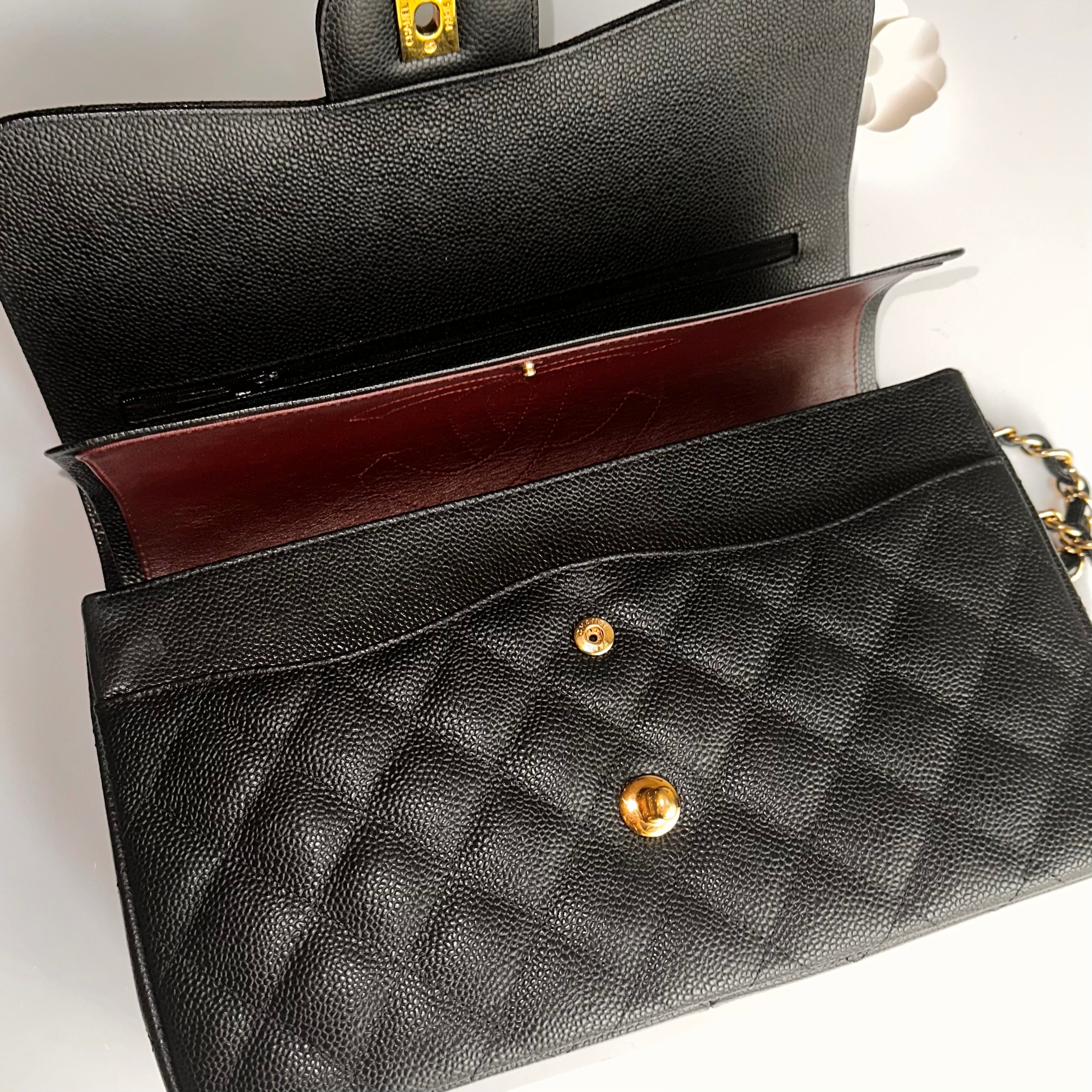Chanel Jumbo Timeless Classic Flap Black Caviar GHW