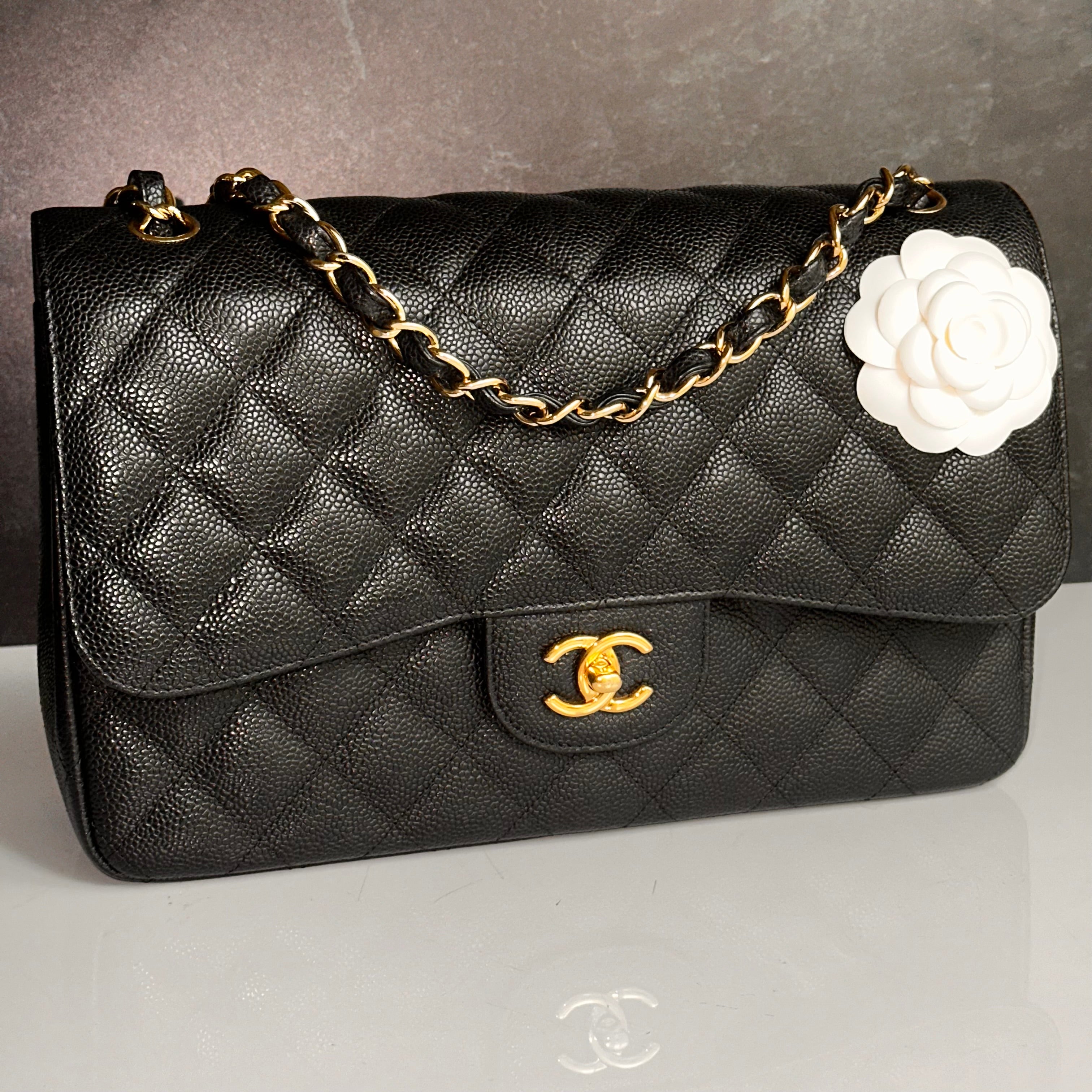 Chanel Jumbo Timeless Classic Flap Black Caviar GHW
