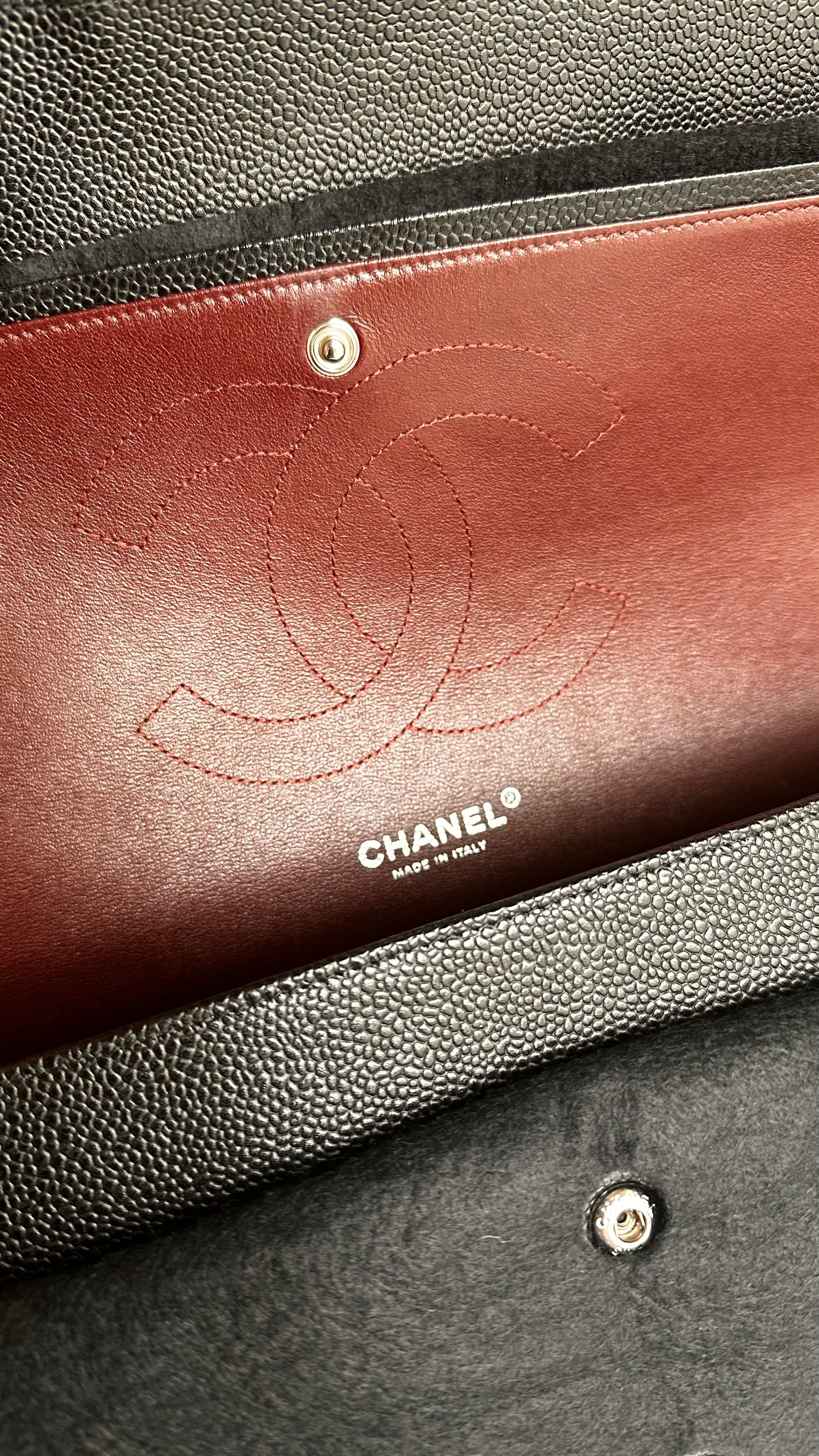 Chanel Timeless Classic Flap Jumbo Black Caviar SHW