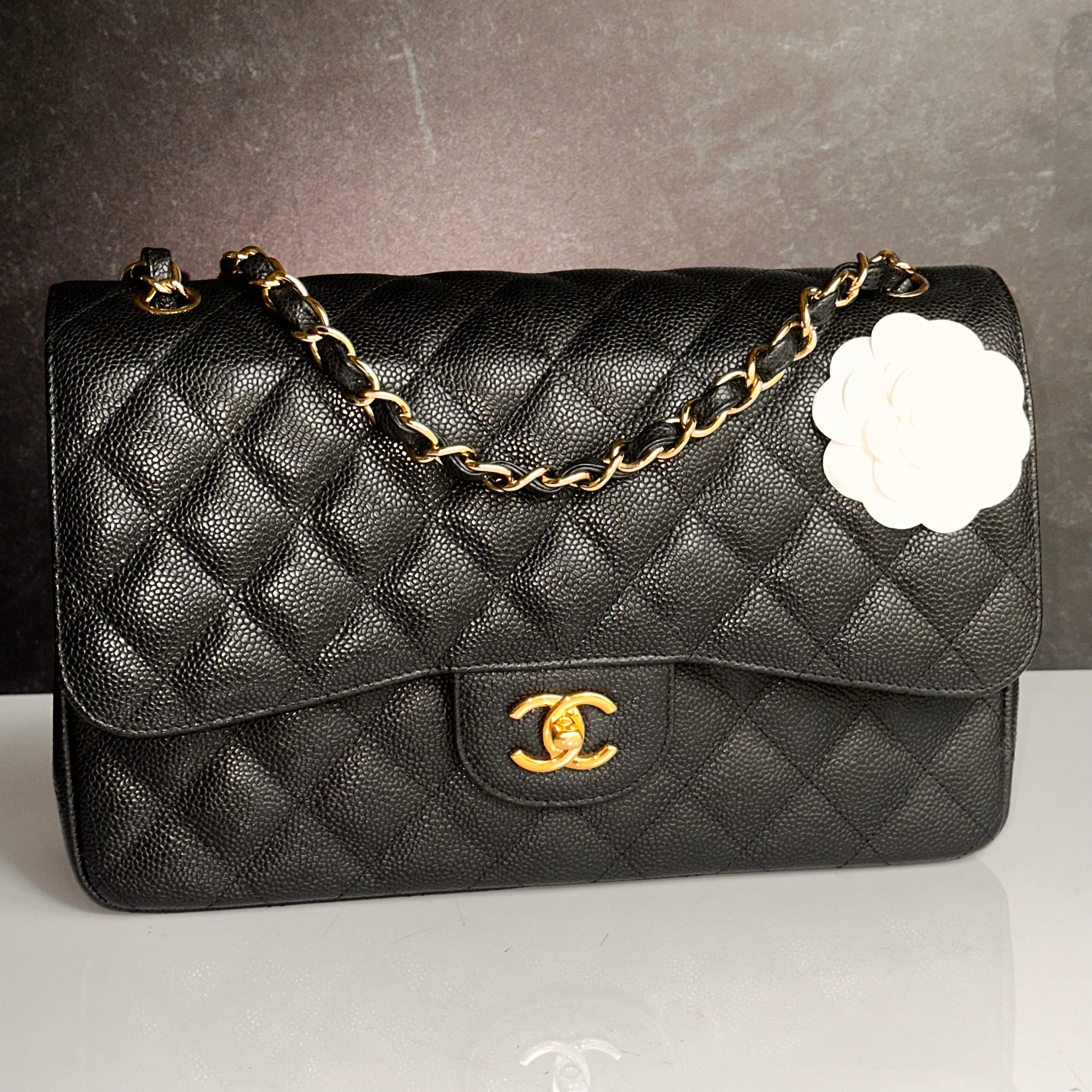 Chanel Jumbo Timeless Classic Flap Black Caviar GHW