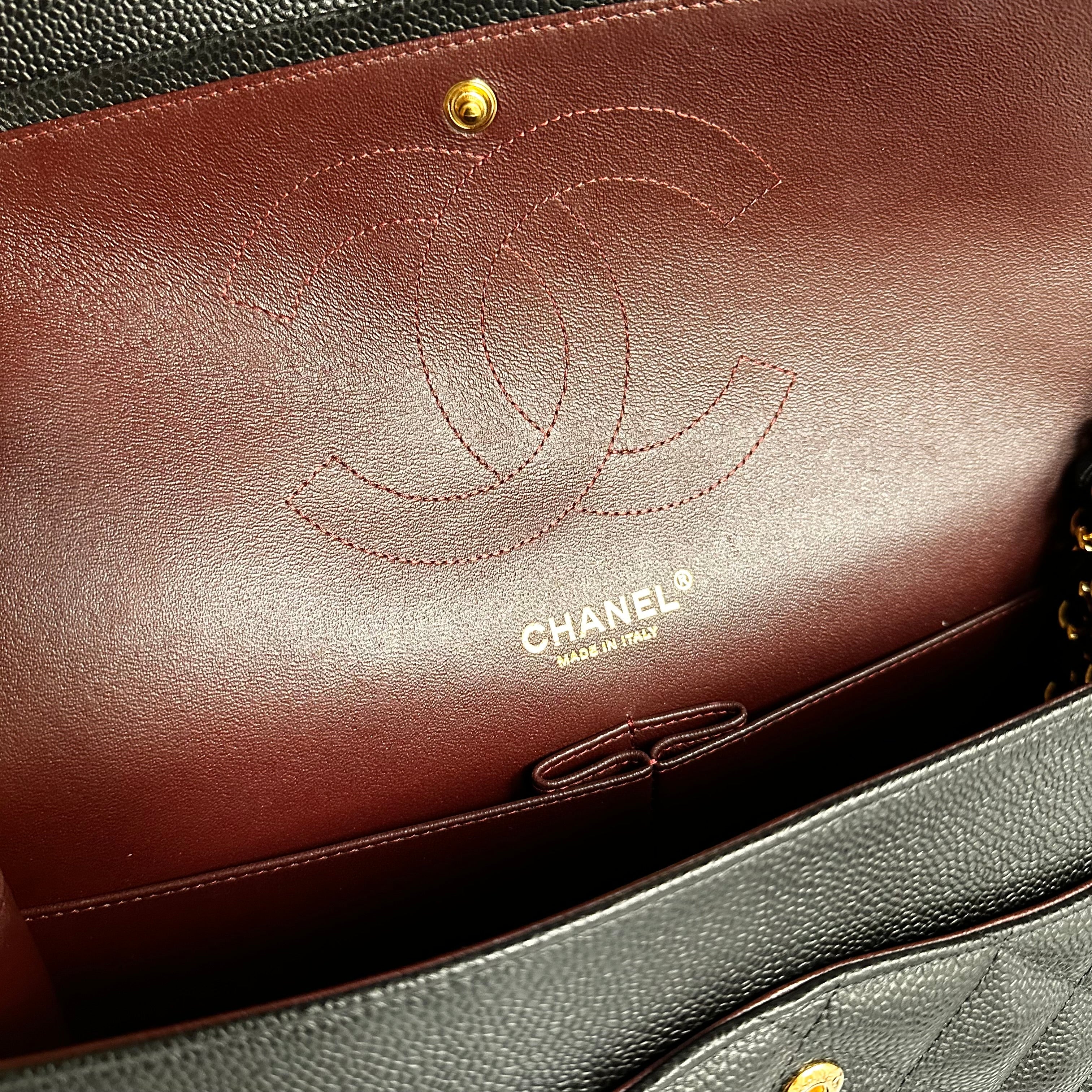 Chanel Jumbo Timeless Classic Double Flap Black Caviar GHW
