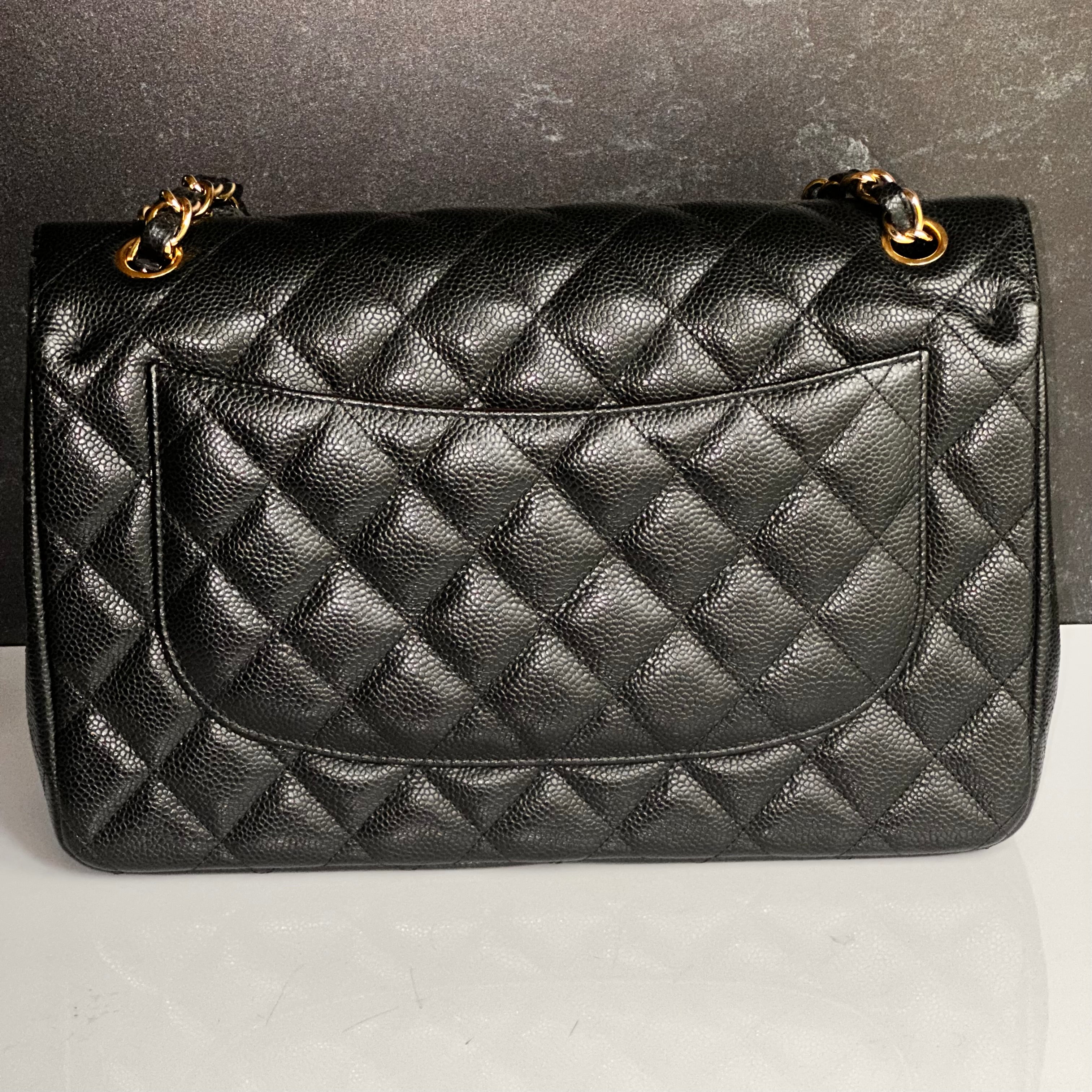 Chanel Jumbo Timeless Classic Flap Black Caviar GHW