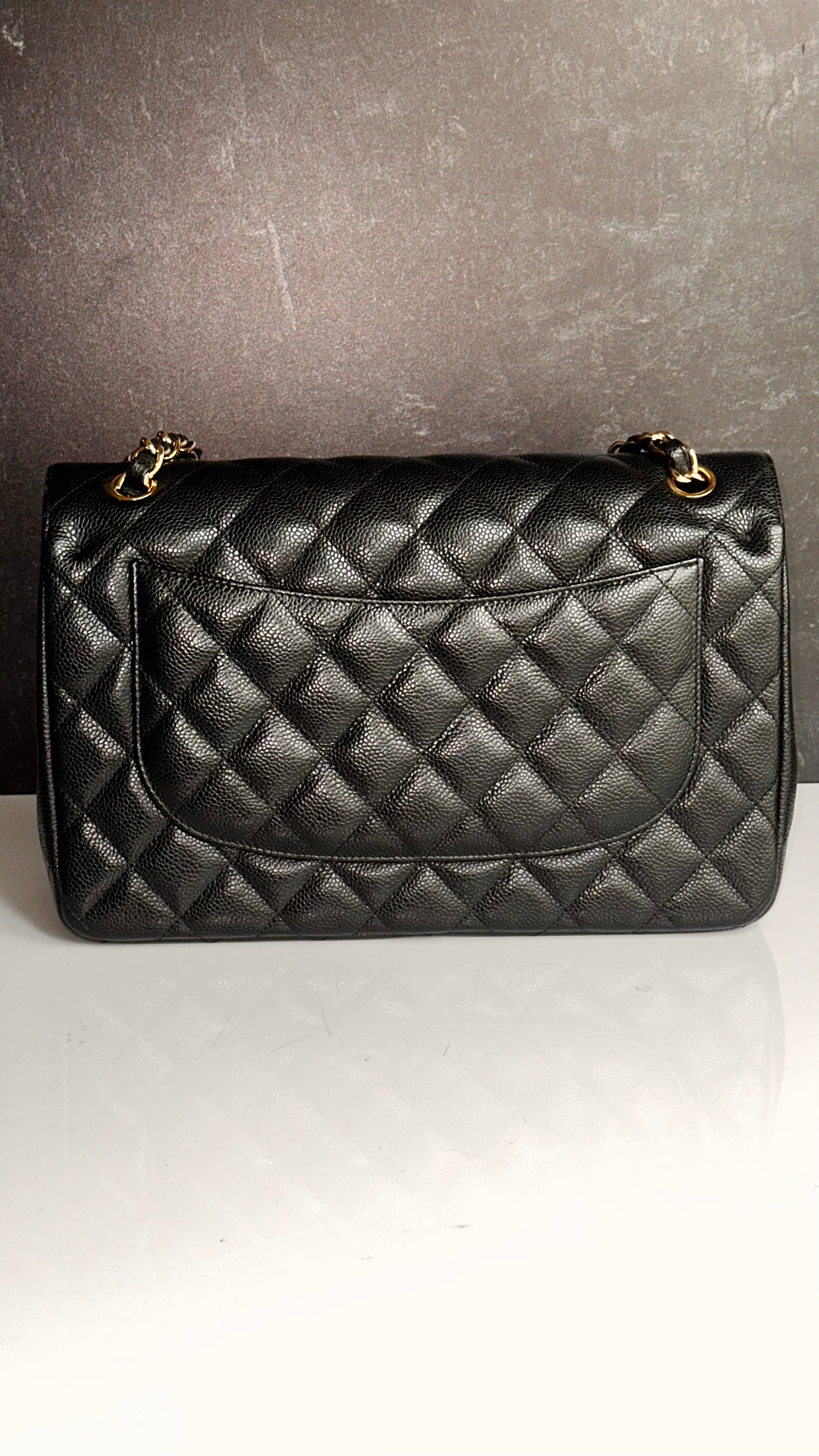 Chanel Jumbo Timeless Classic Flap Black Caviar GHW