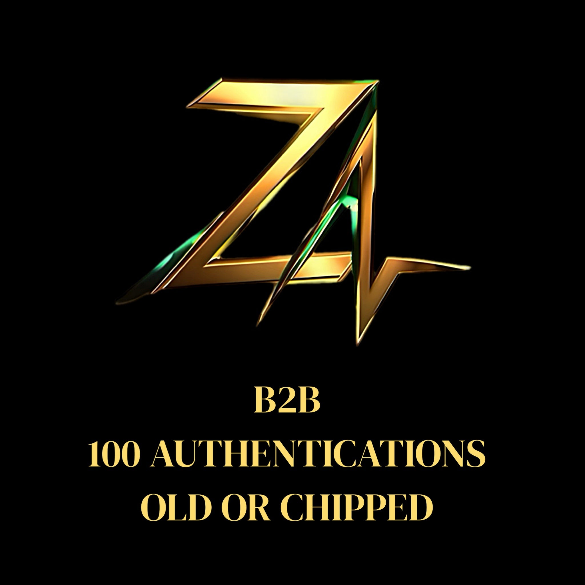 B2B OR OUR BEST VALUE 100 AUTHENTICATIONS FOR $4000