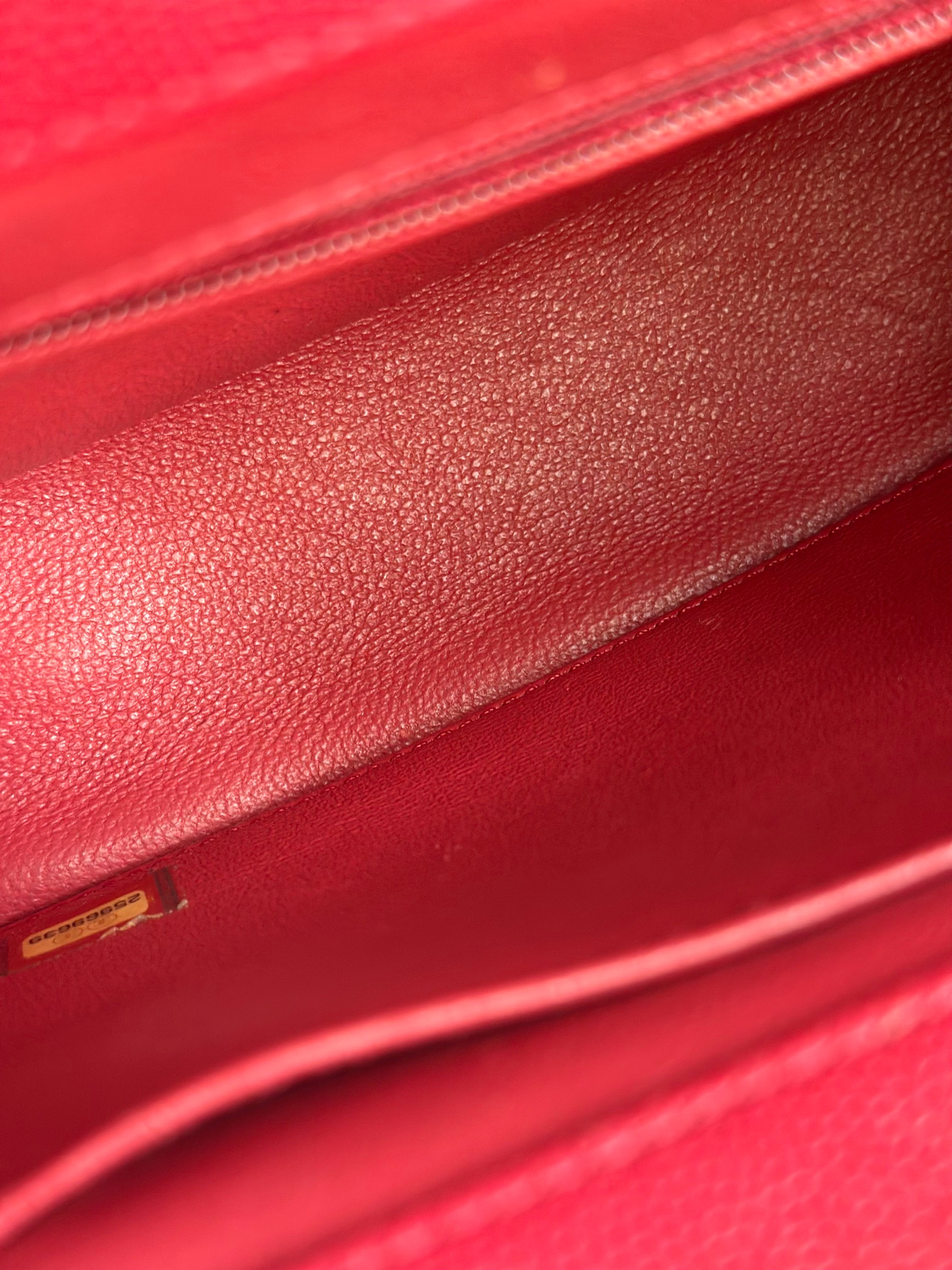 18S Chanel Small Business Affinity Flap Red Caviar GHW