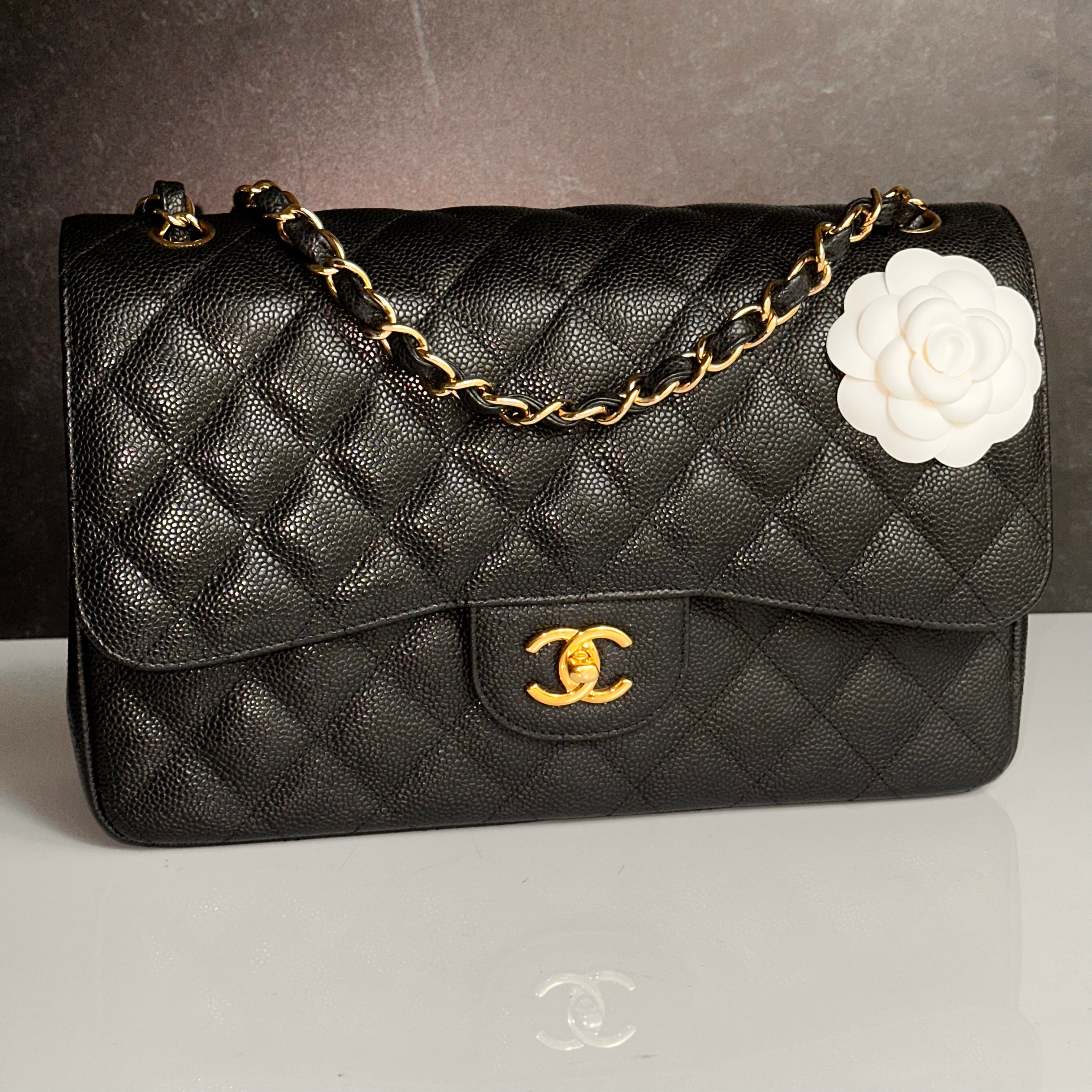 Chanel Jumbo Timeless Classic Flap Black Caviar GHW
