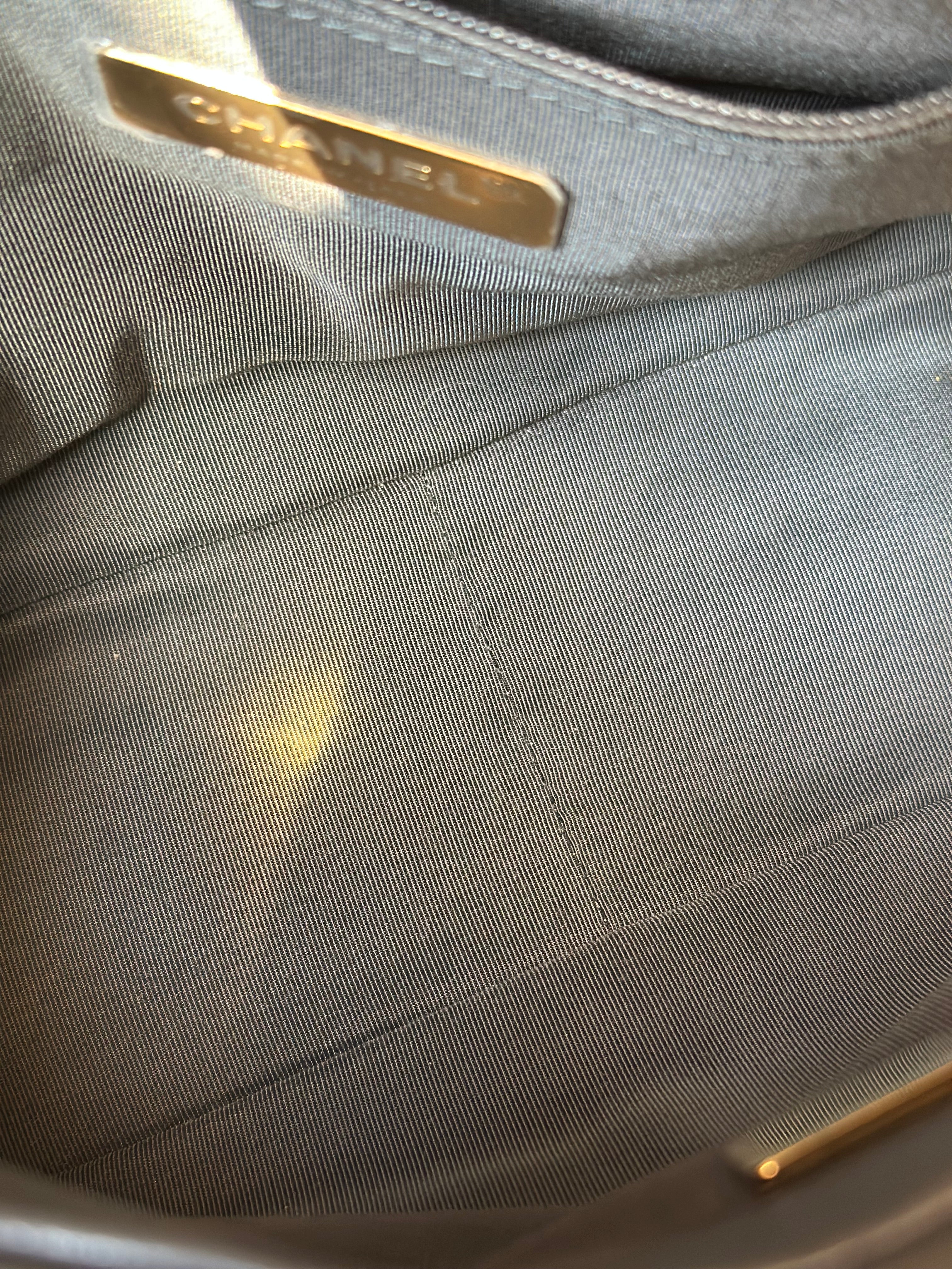 21B Chanel Small-Medium 19 Flap Dark Grey Lambskin